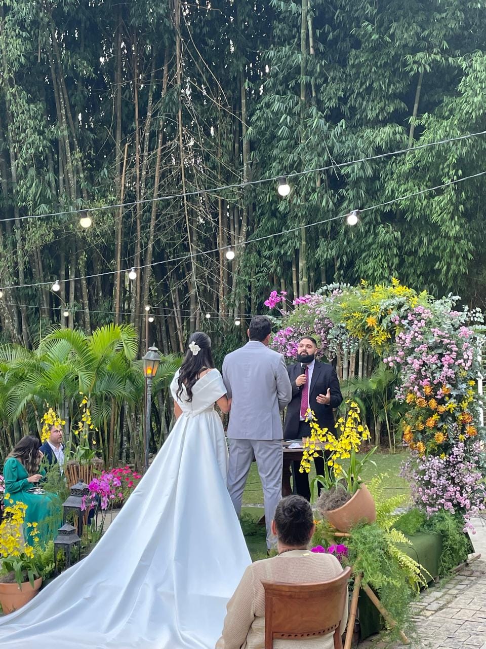 Cerimonial de casamento em pedra azul restaurante travoletta